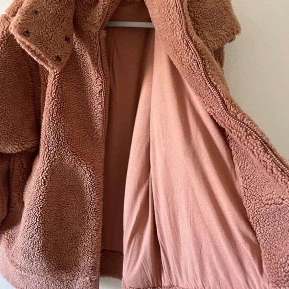 Alo Yoga Norte Sherpa Oversized Jacket Size Small - Picture 8 of 16